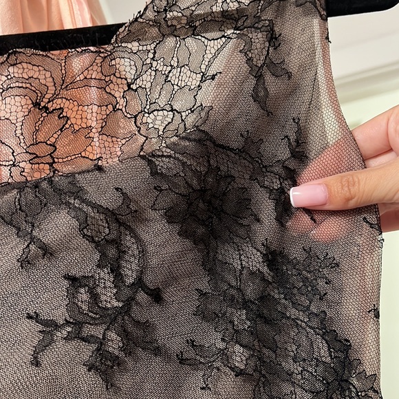 BRAND NEW Black Velvet and Lace One Shoulder Stella McCartney Gown - Picture 8 of 11